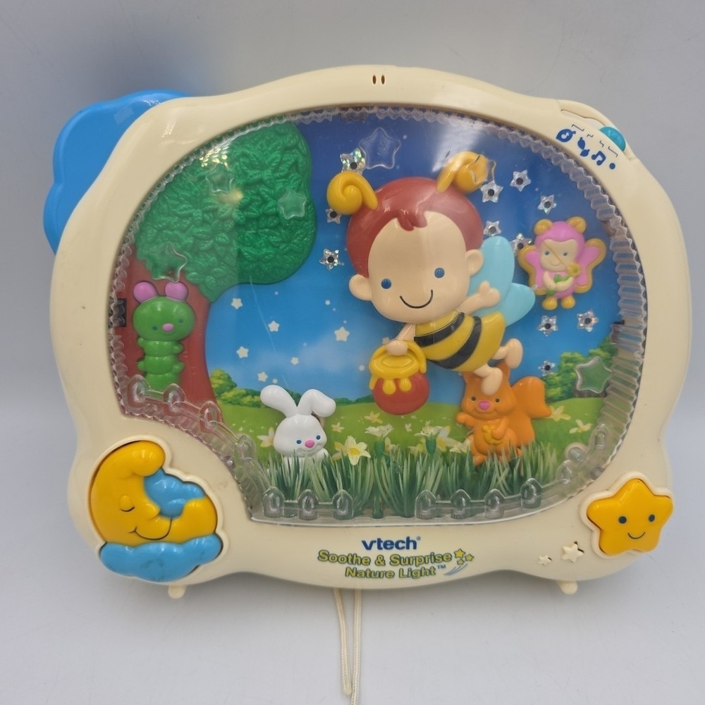 Vtech Soothe & Surprise Nature Light Crib Toy Musical Projector  Read Descriptio